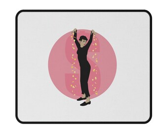 Cash Stuffing Queen Lucky Girl Syndrome Audrey Aesthetic Non-Slip Mouse Pad Audrey Hepburn Gift Audrey Hepburn Retro Mouse Pad