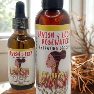 Lavish 4 Locs Hydrating Rosewater Bundle Set