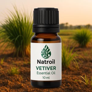 Natroil Vetiver Essential Oil: Earthy, Woody Aroma