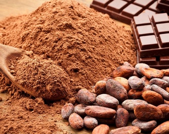 Absolutny olej kakaowy (Theobroma cacao L.).