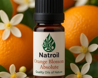 Olejek ABSOLUTNY z kwiatu pomarańczy (Citrus aurantium var. amara L.) 100% koncentrat