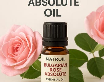 Absoluto de Rosa Búlgara / Extracto de Rosa Damascena para Perfumería Fina / Absoluto Floral Natural de Natroil / Ingrediente de Perfume de Lujo