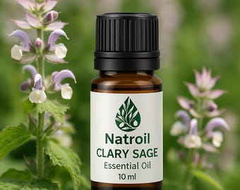 Aceite esencial de Salvia sclarea orgánica (Salvia sclarea L.) 100% natural
