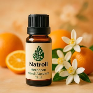 Marokkaanse neroli-absoluut | Citrusaurantiumextract (oranjebloesem) voor natuurlijke en professionele parfums | Ultra zeldzame bloemenolie van Natroil