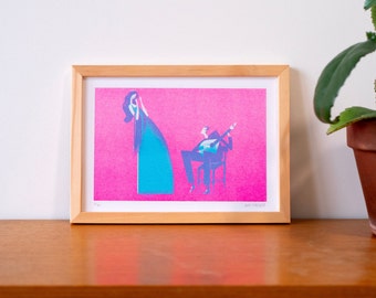 Fado – A5 risography illustration – limited and signed series