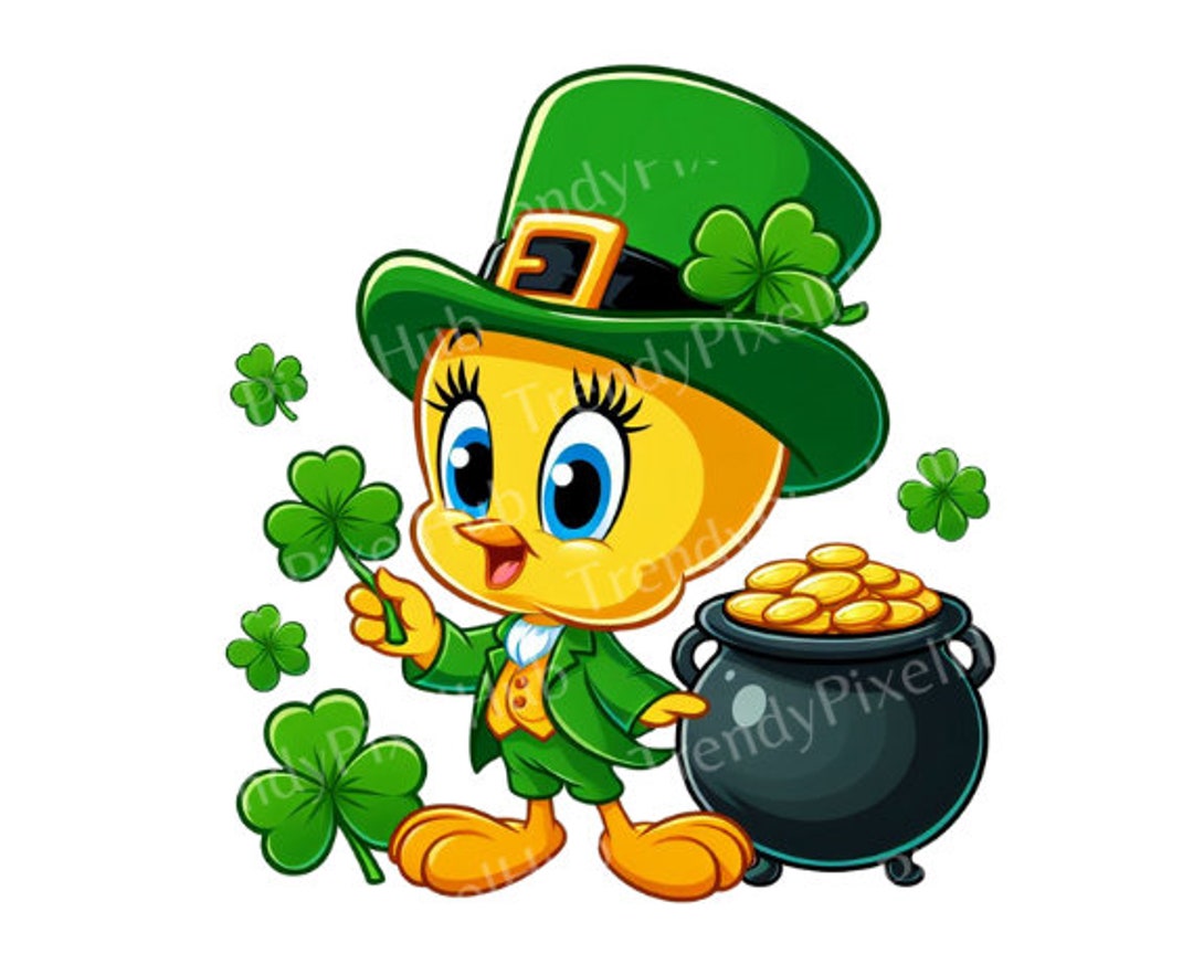 tweety bird st patricks day flag