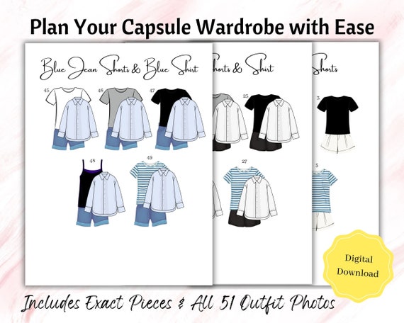 Free Casual Capsule Wardrobe Checklist for Moms