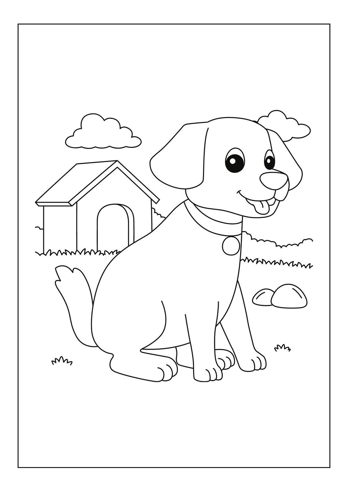 30 Printable Dogs Colouring Pages Book DIGITAL DOWNLOAD Dogs - Etsy UK