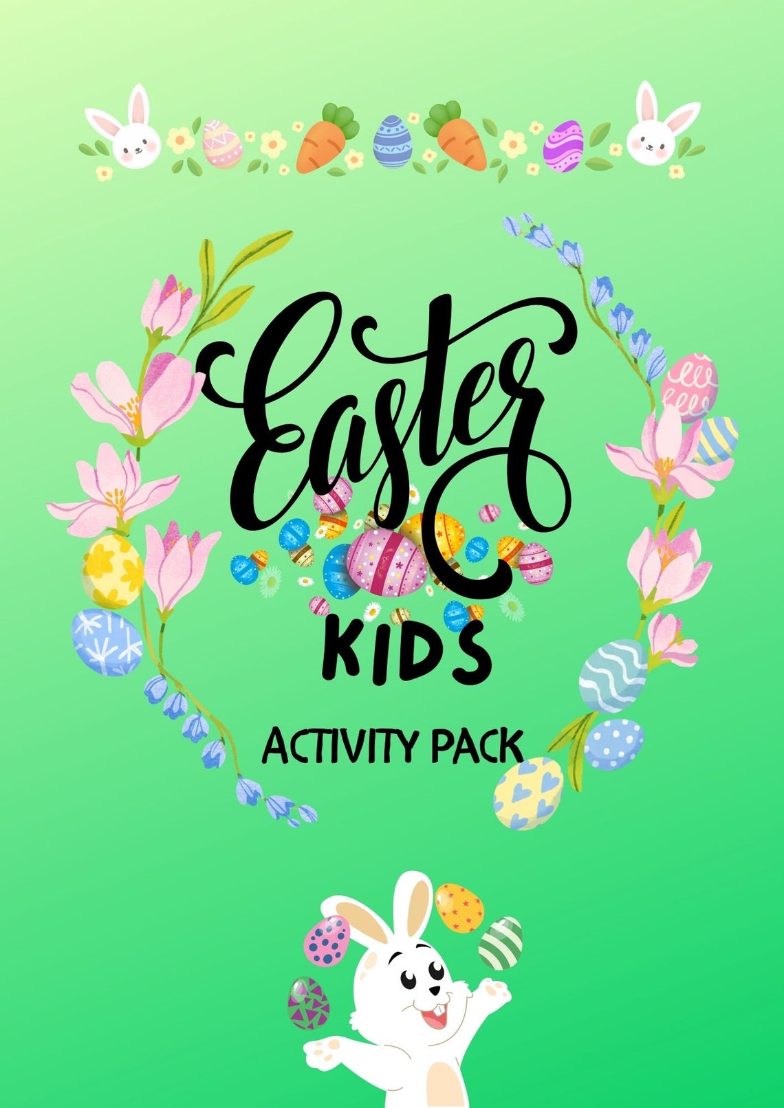 Kids Easter Activity Pack Printable, DIGITAL DOWNLOAD, Preschool ...