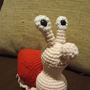 Amigurumi Cute Snail Crochet Pattern Charlie the Snail DIY soft toy