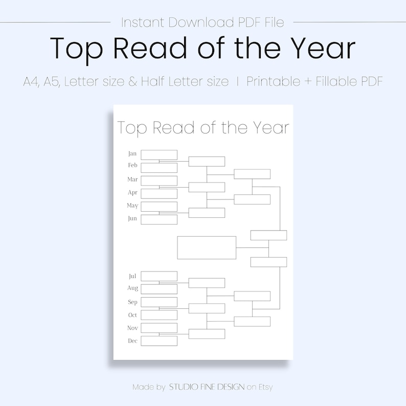 Top. Read Sign Top Read of the Year, Reading Journal, Reading Tracker, Book Tracker ...