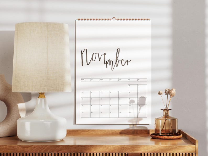 2025 Calendar Printable Minimalist Monthly Planner 2025 Download PDF ...