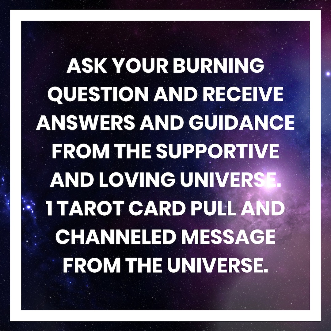 1 Card Pull & Channeled Message Reading - Etsy