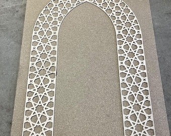Mihrab Qıbla Angolo di preghiera Decorazione murale islamica Muro di preghiera Mehraab Muro di preghiera