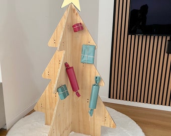 Calendrier de l'Avent Arbre de l'Avent Arbre de Noël Arbre en bois Arbre cadeau Arbre de Noël