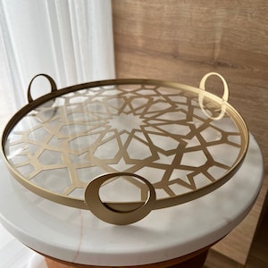 Ramadan decoration tray Ramadan decoration tray setting