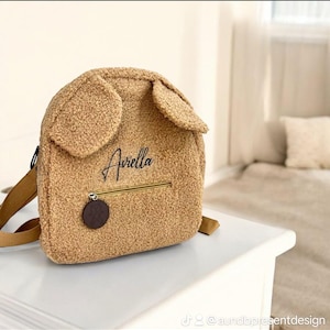 Backpack children teddy personalized