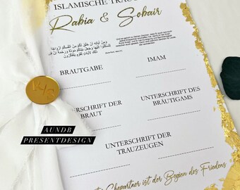 marriage certificate islamic
