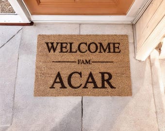 Doormat Doormat Doormat Coconut Mat Personalized Doormat