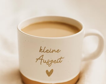 Taza personalizada - Taza con nombre, regalo para novia, taza de cerámica, taza de cerámica hecha a mano con corazón, regalo para el Día del Padre