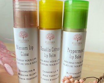 Lip Balm Flower Essence -  Hydrate your lips & Nourish your soul