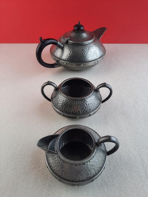 イギリス アンティーク ピューター TEA POT Sheffield 英国 Arts and 