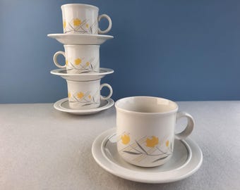 Large Retro Spritz Plates, Available in Pairs | Late 1980s Coloroll ...