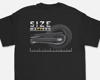 Sportbike T-Shirt | Size Matters | sportbike gift, motorcycle gift