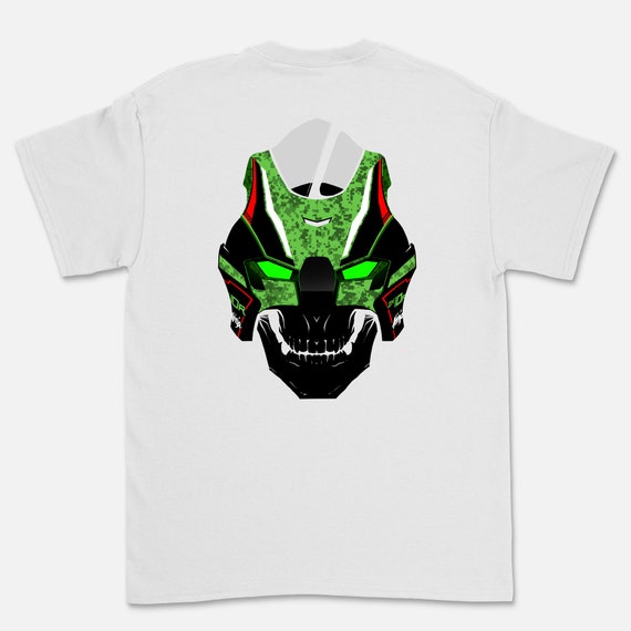 Sportbike T-shirt | Kawasaki ZX10R Skull - Etsy