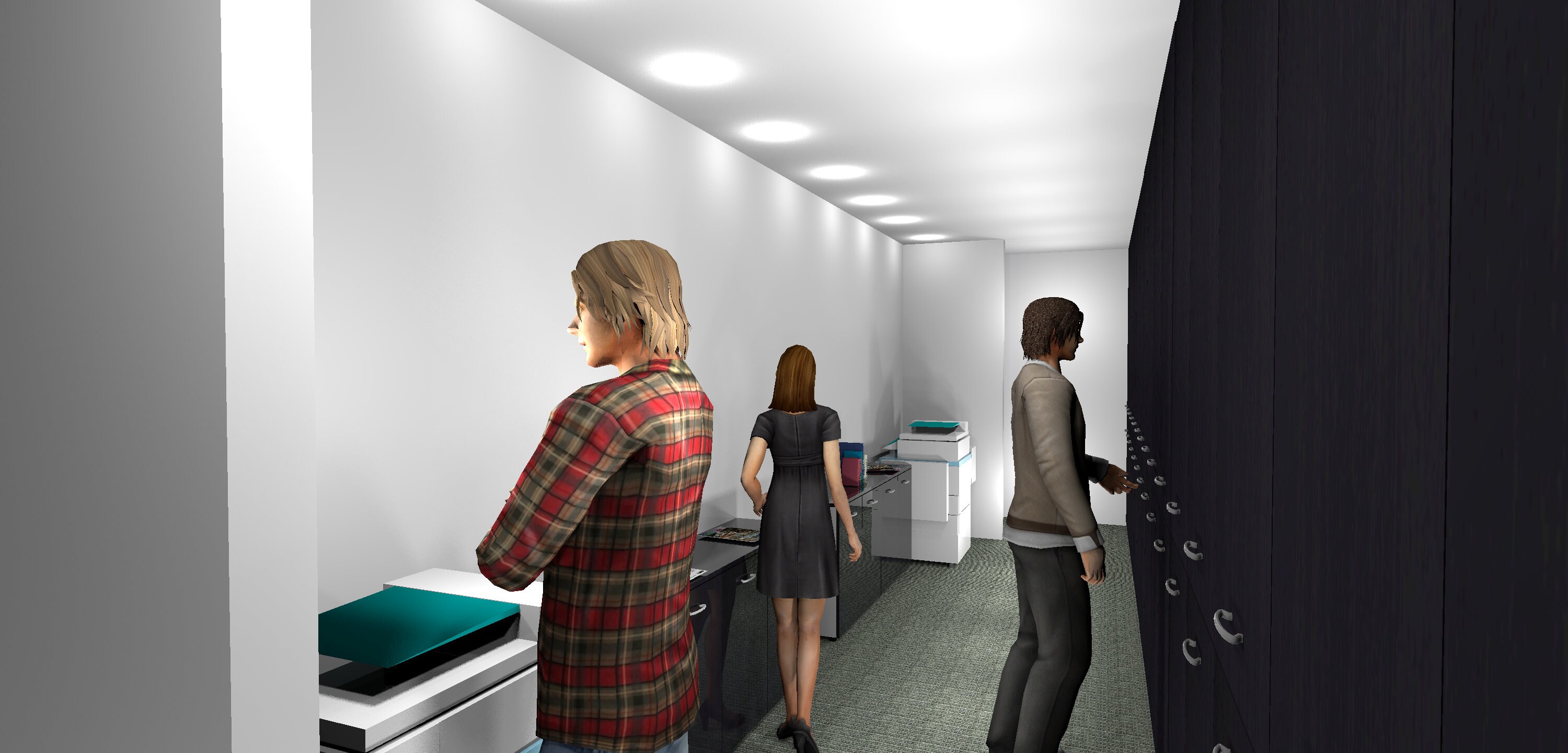 Office Layout and Renderings Small Project Example Space Renovation - Etsy