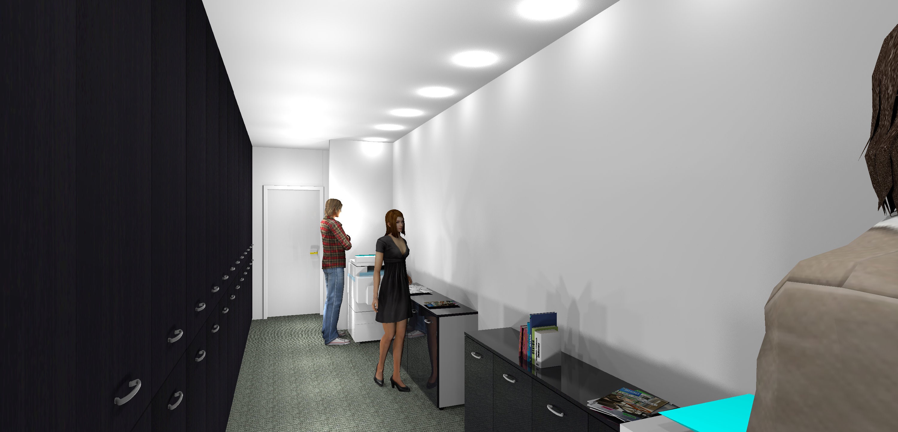 Office Layout and Renderings Small Project Example Space Renovation - Etsy