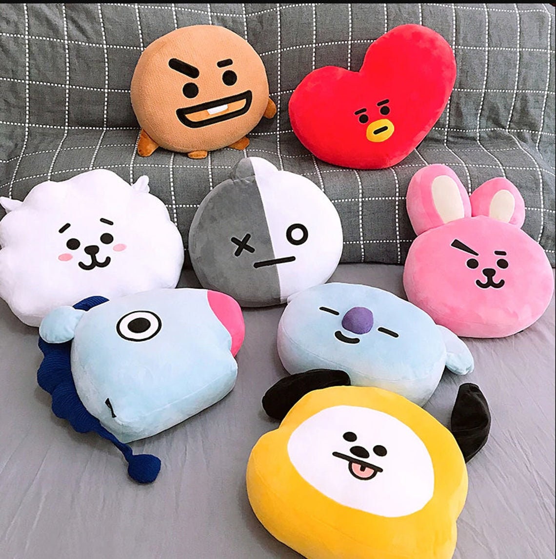 korean plush pillows