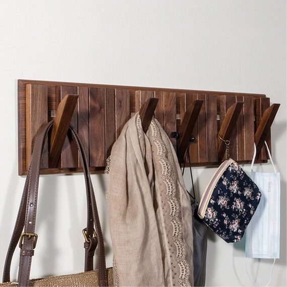 Coat Rack Wall Mount,coat Rack,wall Hooks,entryway Organization,natural  Wood Handmade Coat Hooks,entry Decorative Coat Hooks 