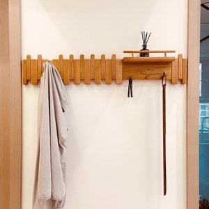 Wall Coat Rack Mirror -  UK