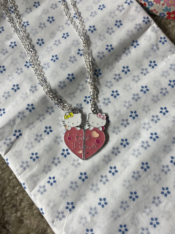 Diamond Kitty Custom Nameplate Necklace