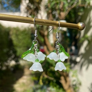 Lily of the Valley Handmade Earrings image 1