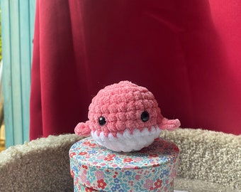 Pink Crochet Whale