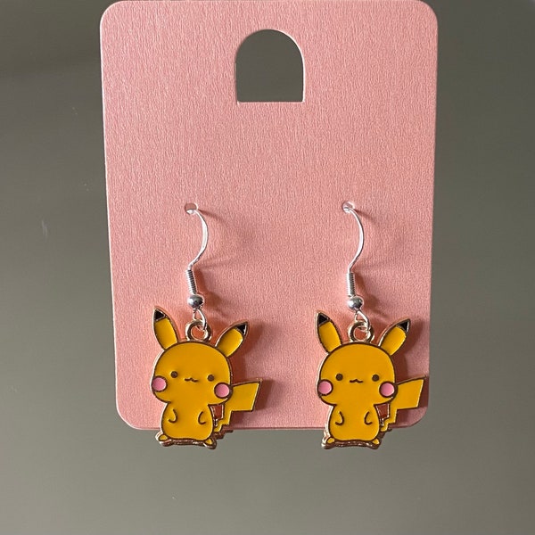 Boucles d’oreilles Pikachu