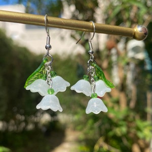 Lily of the Valley Handmade Earrings image 4