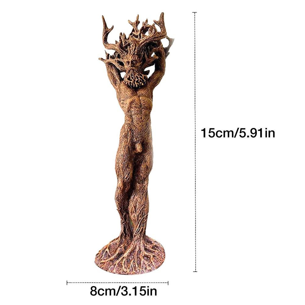 Forest Goddess Male/female God Resin Statue Resin Crafts Etsy