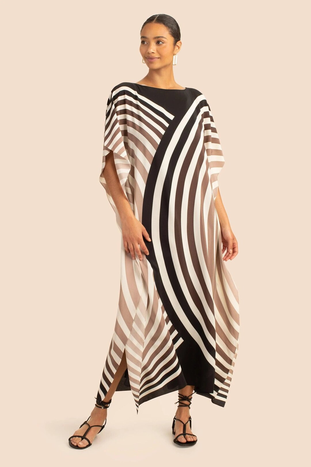 Luxury Pleated Caftans Dress