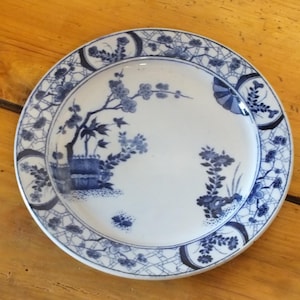 Creil and Montereau dessert plate, Japan model