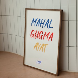 Philippines Digital Artwork - LOVE, MAHAL, Tagalog, Bisaya and Ilocano