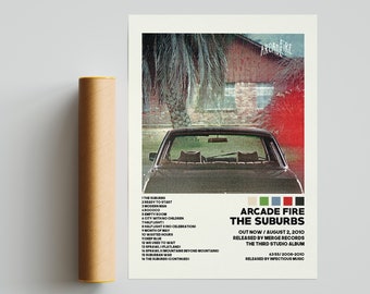 Arcade Fire Posters The Suburbs Poster Album Cover Poster Etsy