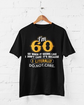 Maglietta Compleanno Divertente 'Non Ho 60 Anni Ma 49,18 + IVA' - T-Shirt In Cotone 100% Morbida E Traspirante - Confezionata In Italia - Taglie Uomo, Donna, Bambino