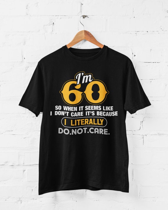 Maglietta Uomo 60° Compleanno Divertente – GALAXY TEES – Blu Marino, Taglie Forti (fino A 6XL)