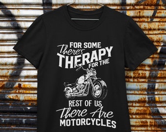 Lustiges Motorrad-T-Shirt: Therapie Alternative, Biker Geschenk