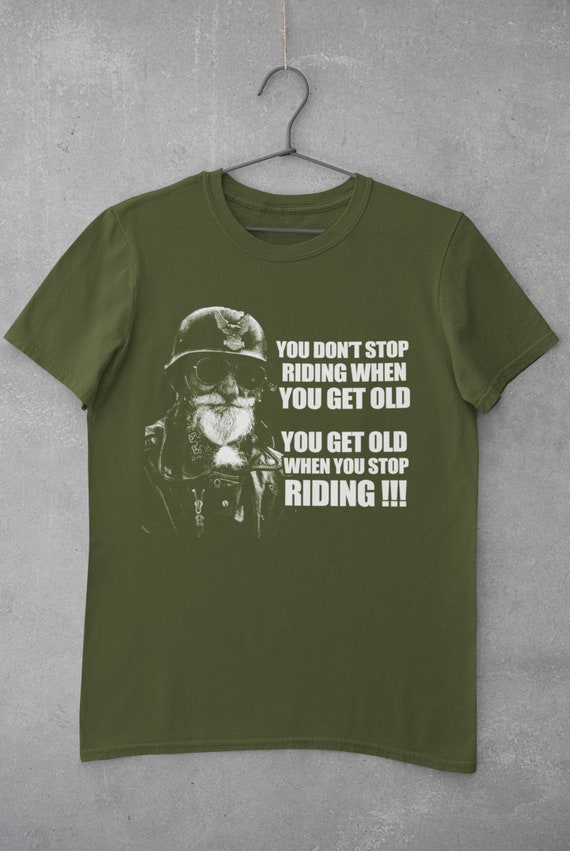 Maglietta Divertente Per Zio Motociclista | T-shirt Con Stampa "Sono Uno Zio Motociclista, Praticamente Uno Zio Normale Ma Molto Più Figo"