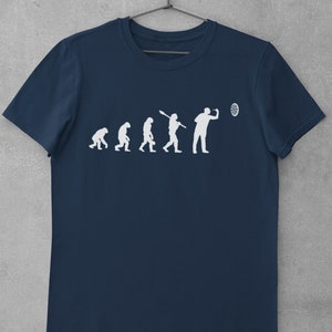 Evolution of Darts T-shirt: Darwin-inspirerad bomullströja