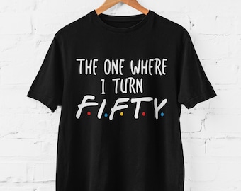 Rolig 50-årsdags-T-shirt: Den där jag fyller femtio